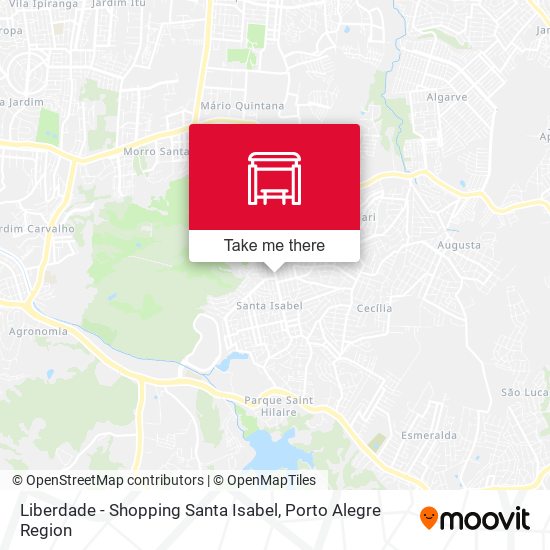Liberdade - Shopping Santa Isabel map