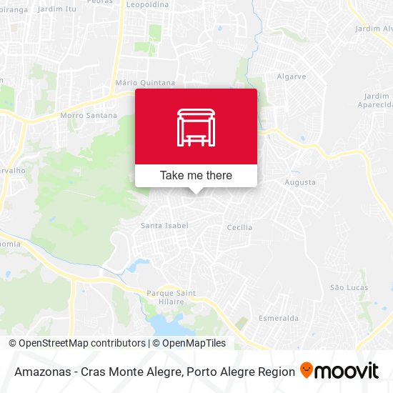 Amazonas - Cras Monte Alegre map