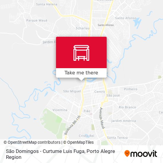 São Domingos - Curtume Luis Fuga map