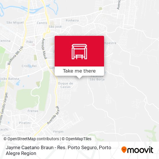 Jayme Caetano Braun - Res. Porto Seguro map