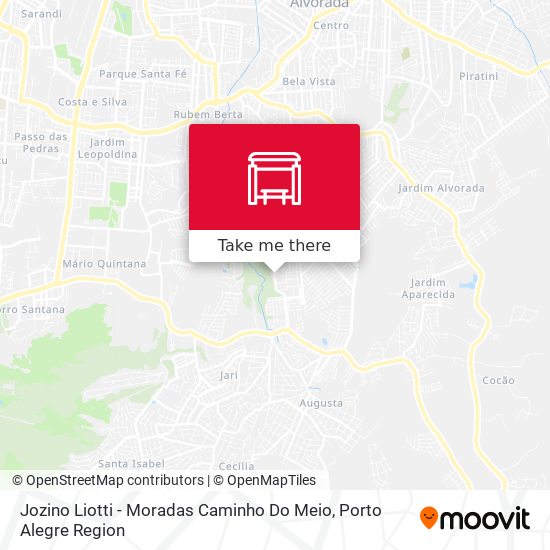Jozino Liotti - Moradas Caminho Do Meio map