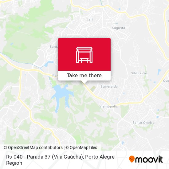 Mapa Rs-040 - Parada 37 (Vila Gaúcha)