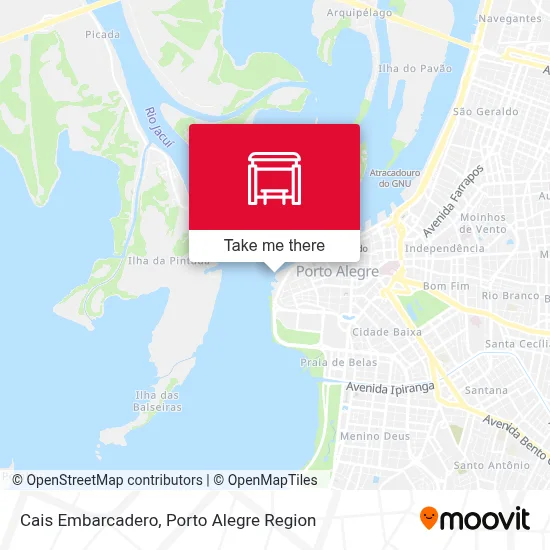 Cais Embarcadero map