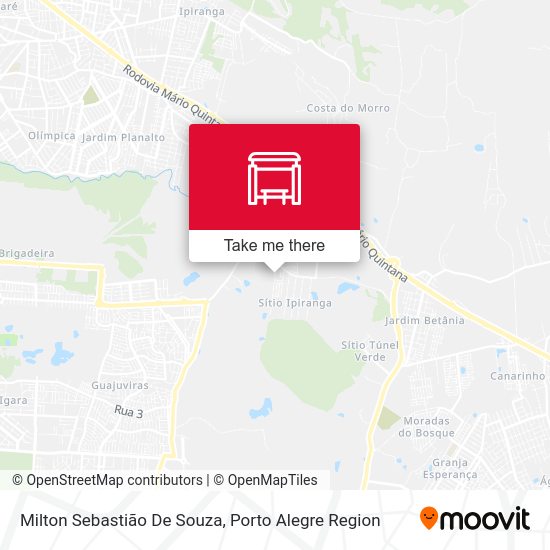 Milton Sebastião De Souza map