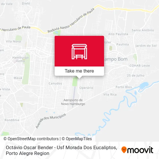 Octávio Oscar Bender - Usf Morada Dos Eucaliptos map