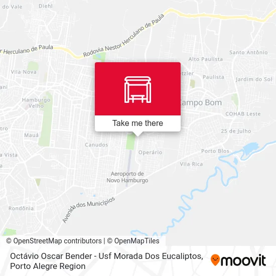 Octávio Oscar Bender - Usf Morada Dos Eucaliptos map