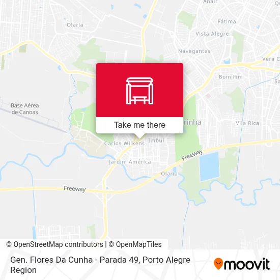 Gen. Flores Da Cunha - Parada 49 map