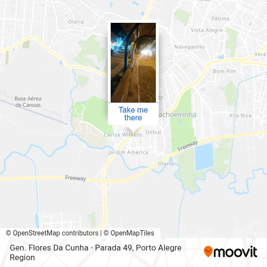Gen. Flores Da Cunha - Parada 49 map