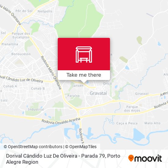 Dorival Cândido Luz De Oliveira - Parada 79 map