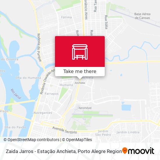 Mapa Zaida Jarros - Estação Anchieta