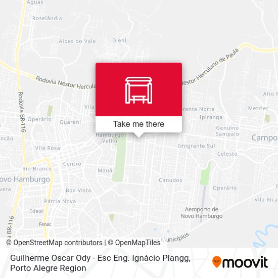 Guilherme Oscar Ody - Esc Eng. Ignácio Plangg map