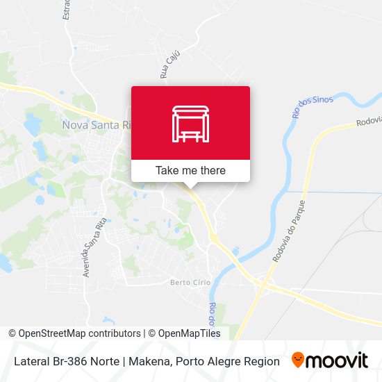 Lateral Br-386 Norte | Makena map