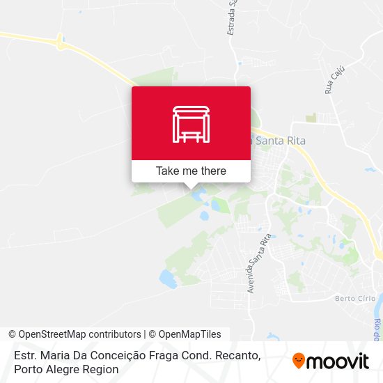 Estr. Maria Da Conceição Fraga  Cond. Recanto map
