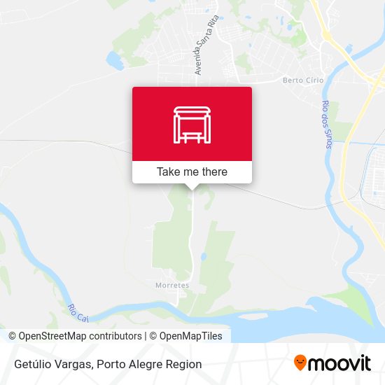 Getúlio Vargas map