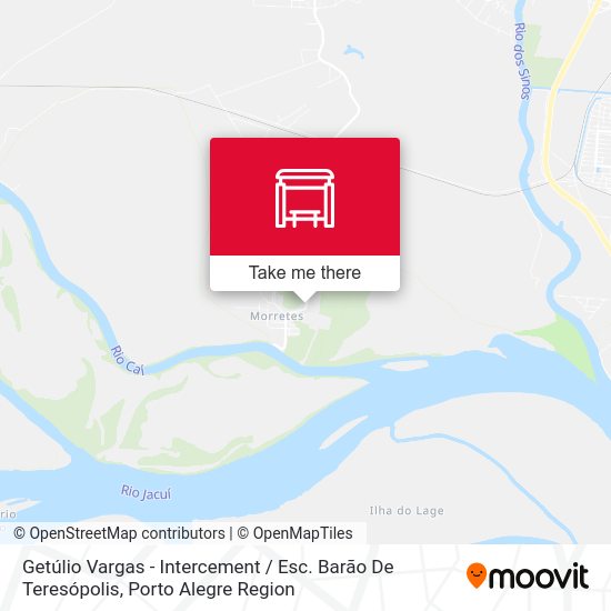Getúlio Vargas - Intercement / Esc. Barão De Teresópolis map