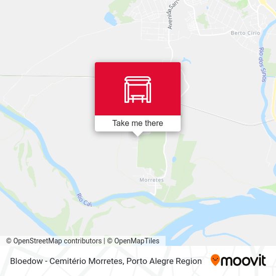Bloedow - Cemitério Morretes map