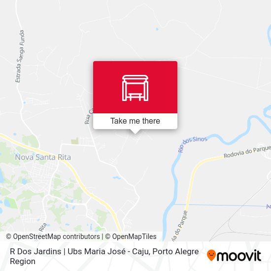 R Dos Jardins | Ubs Maria José - Caju map