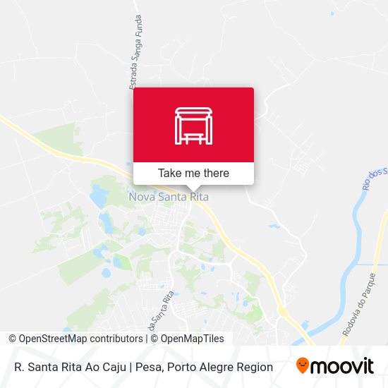 R. Santa Rita Ao Caju | Pesa map