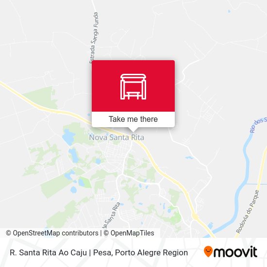 R. Santa Rita Ao Caju | Pesa map
