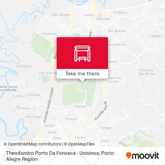 Theodomiro Porto Da Fonseca - Unisinos map