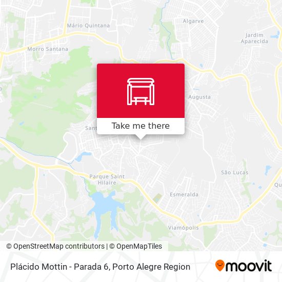 Plácido Mottin - Parada 6 map