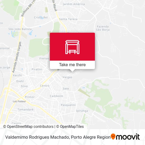 Valdemimo Rodrigues Machado map