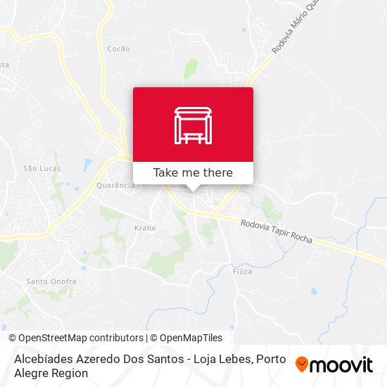 Alcebíades Azeredo Dos Santos - Loja Lebes map