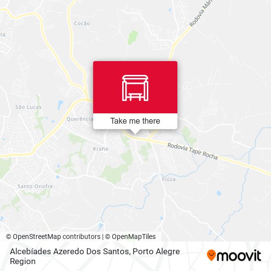 Alcebíades Azeredo Dos Santos map