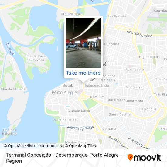 Terminal Conceição - Desembarque map