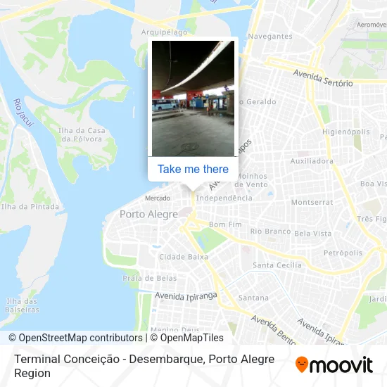 Mapa Terminal Conceição - Desembarque