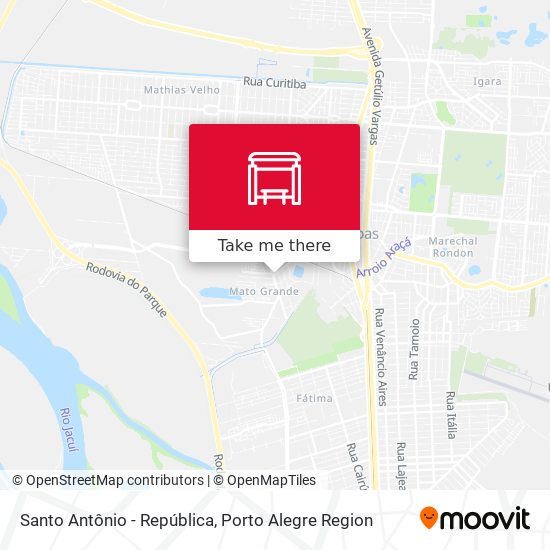 Santo Antônio - República map