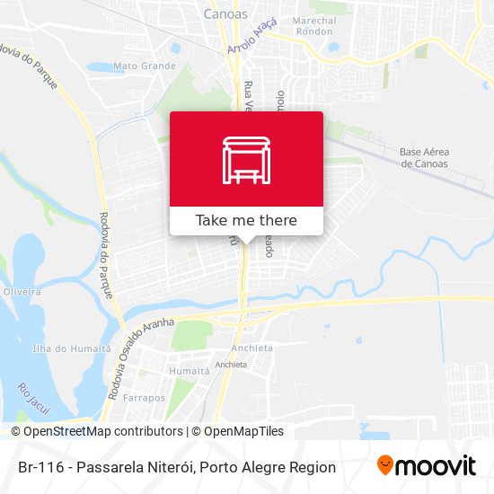 Br-116 - Passarela Niterói map