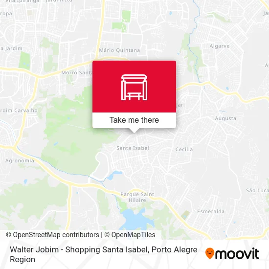 Walter Jobim - Shopping Santa Isabel map