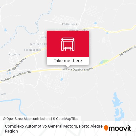 Complexo Automotivo General Motors map