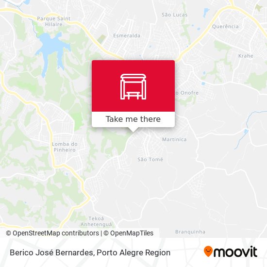 Berico José Bernardes map