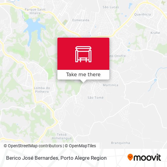 Berico José Bernardes map