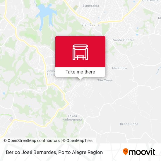 Berico José Bernardes map