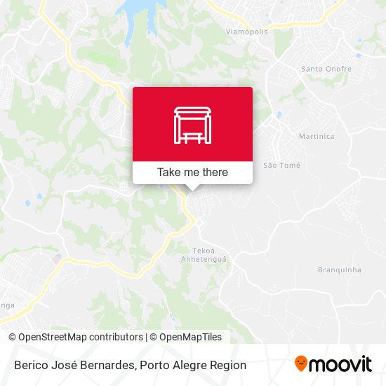 Berico José Bernardes map