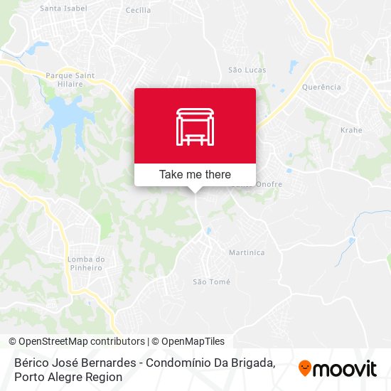 Bérico José Bernardes - Condomínio Da Brigada map