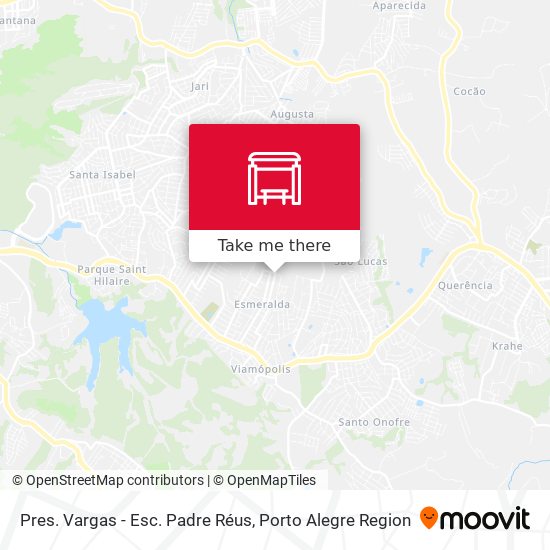 Pres. Vargas - Esc. Padre Réus map