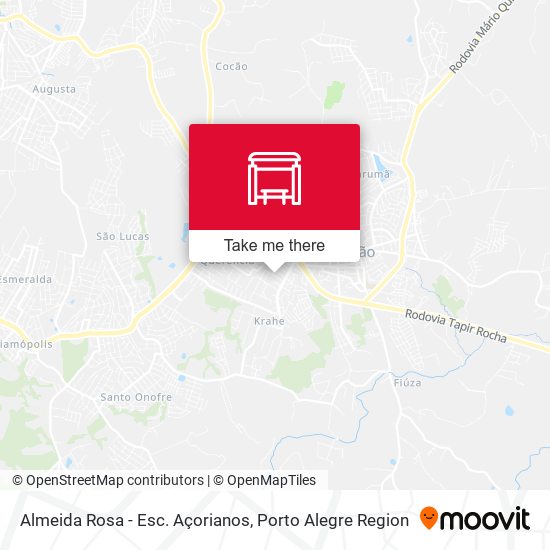 Almeida Rosa - Esc. Açorianos map