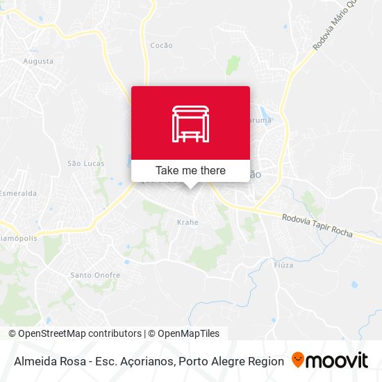 Almeida Rosa - Esc. Açorianos map