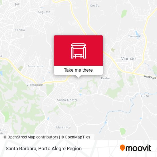 Santa Bárbara map