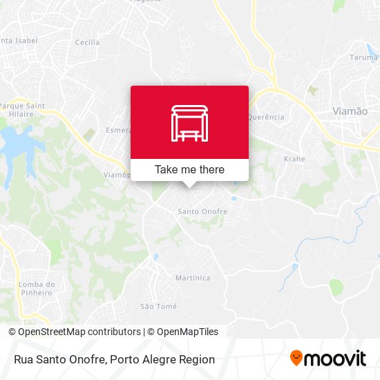 Rua Santo Onofre map