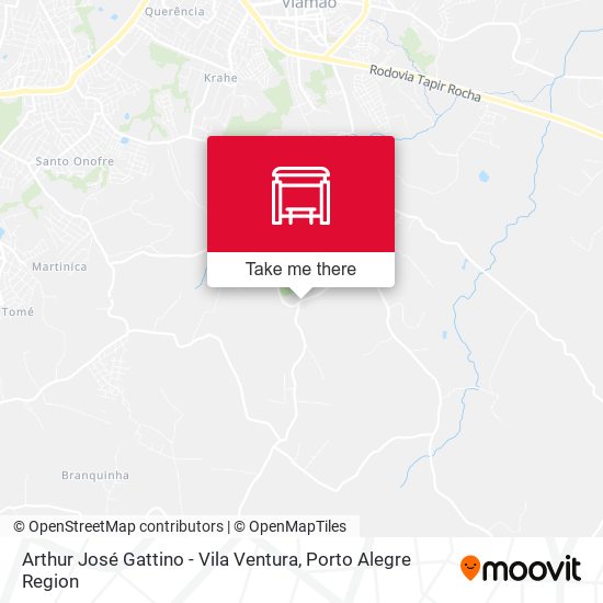 Arthur José Gattino - Vila Ventura map