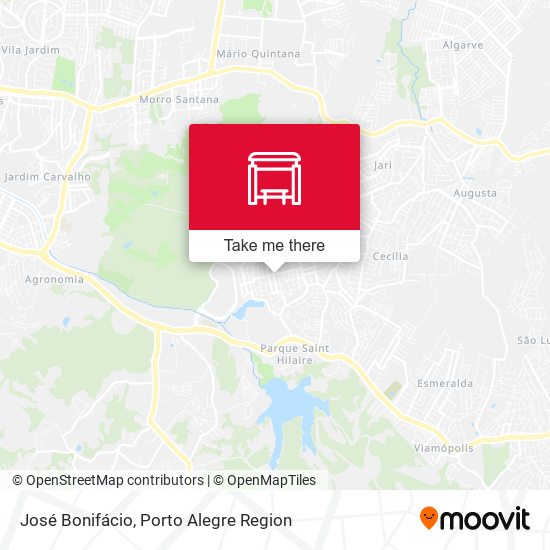 José Bonifácio map