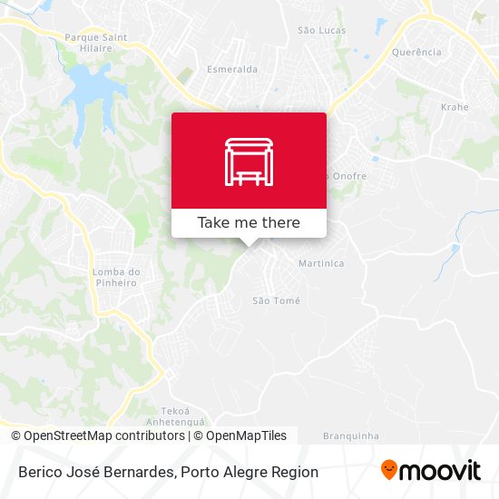 Berico José Bernardes map