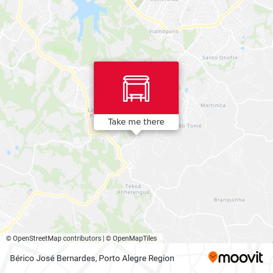 Bérico José Bernardes map