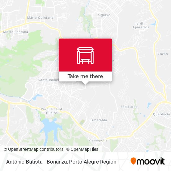 Antônio Batista - Bonanza map