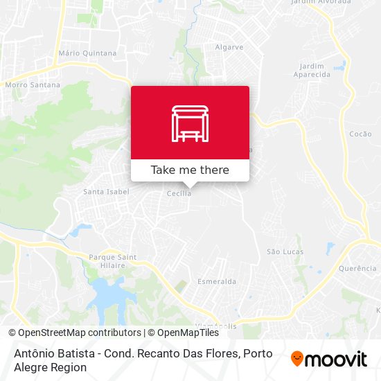 Antônio Batista - Cond. Recanto Das Flores map